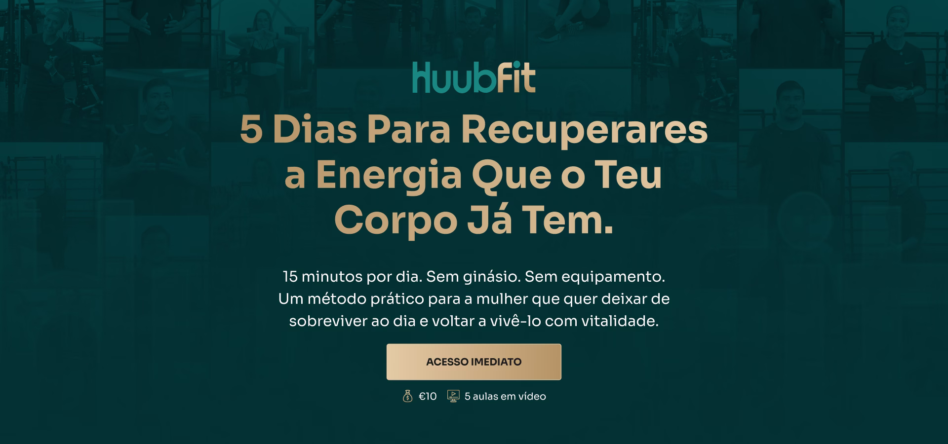 Abertura do projeto HubFit, criado pela Agência WJ.
