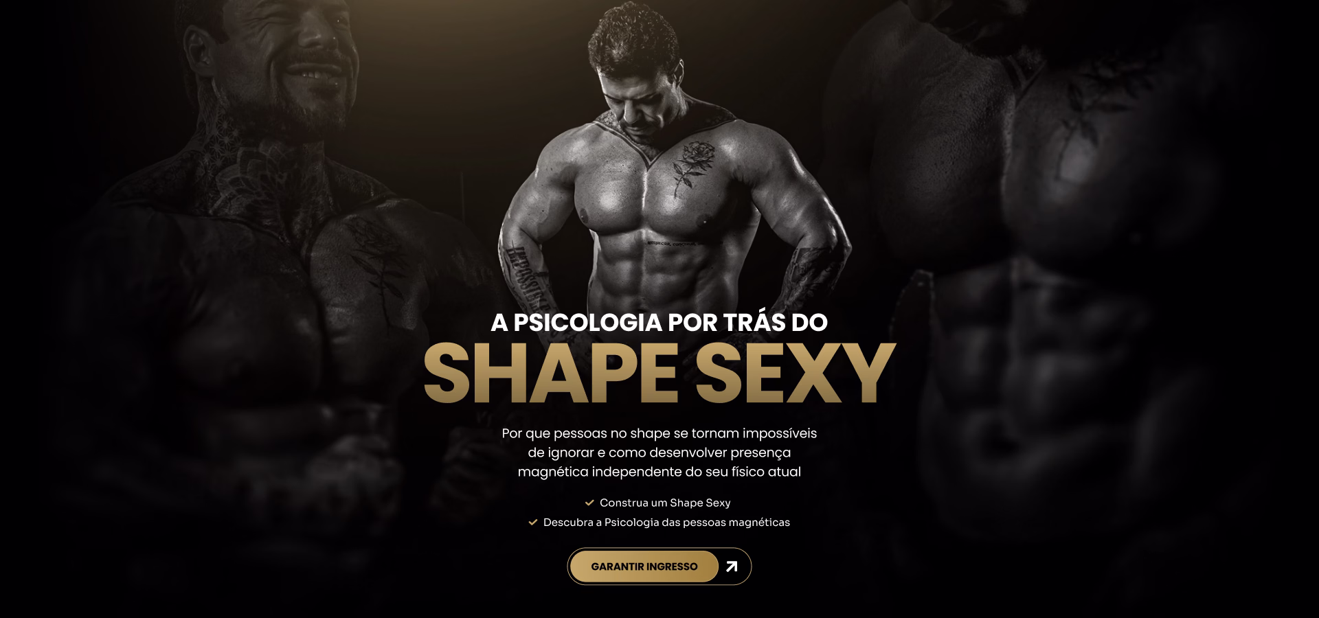 Abertura do projeto Laercio · Shape Sexy, criado pela Agência WJ.